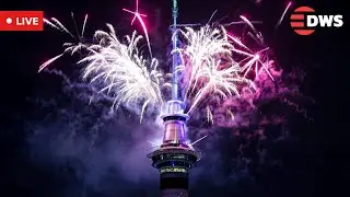 New Year 2026 LIVE: Auckland Sky Tower Fireworks Light Up New Zealand | AQ1E