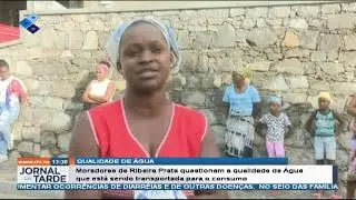 Moradores de Ribeira Praia questionam a qualidade de &Aacute;gua que est&aacute; sendo transportada para o consumo
