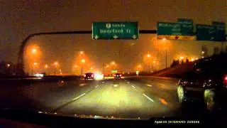 Drive on midnight, deerfoot trail