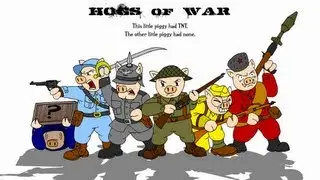 Обзор [PS1] Hogs of war