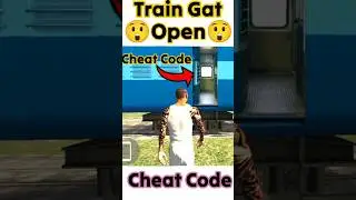 🤩😱 Indian Bike Driving 3d Game Me Train 🚂 Gate Open New update New Cheat Code #viral #shorts