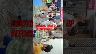 Kids dance class #Enjoying Warm up before dance##shortsvideo #viral