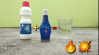 We MIX RIN BLEACH AND UJALA IN WATER EXPERIMENT