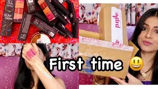 Affordable Purplle Haul | Ny Bae & Stay Quirky Products | First Purplle.com Haul | Nidhi Chaudhary