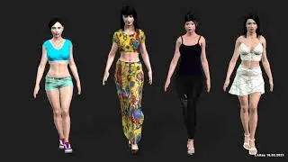 İclone Character 152-153-154 and 155 (Download free iclone character)