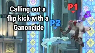 Calling out a flip kick with a Ganoncide