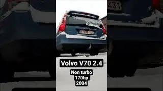 A cold start video of my Volvo V70 2.4, non turbo, 170hp from 2004 #volvo #v70 #car #coldstart #snow