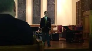 Jordan Dulieu sings Over The Rainbow