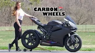 Panigale with $4,000 Carbon Fiber Wheels!!!
