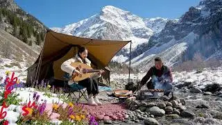 Saba Makam Chillout | Winter Camping & Mountain Vibe (Oud, Ney, Keman, Techno Kick | 60-75 BPM)