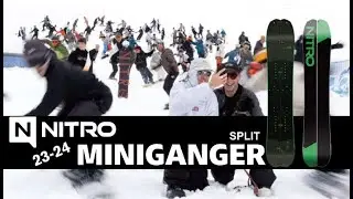 ナイトロ スノーボード 23-24 NITRO MINIGANGER SPLIT 【ミニゲンガー】（日本語字幕入）