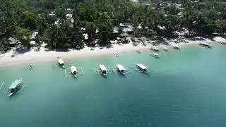 Port Barton view from drone