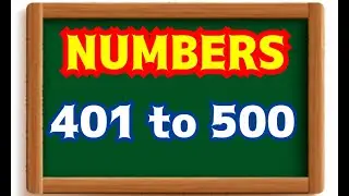 Learn  Numbers  Counting 401 to 500  _ Numbers From 401 to 500 _ Baby Learning India
