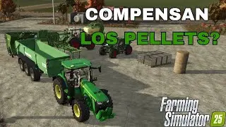 &iquest;Vale la pena hacer PELLETS de PAJA y HENO en Farming Simulator 25? | Straw Harvest Pack