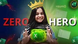 Part-21  Master Excel from Zero to Hero | From Knowing Nothing to Mastering Excel #exceforbeginners