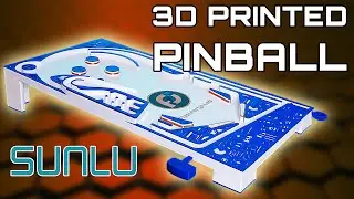 I 3D printed a Fully Functional Pinball Machine ! #sunlu