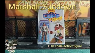 Фигурка Cops 'N Crooks Marshall Sundown от Chicken Friend Toys в масштабе 1:18. Очень круто!