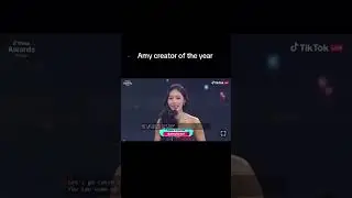 Amy creator of the year 💅😍 #amyflamy #amy #tiktokawards #shorts