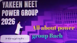 All about PW Power group batch neet 2026