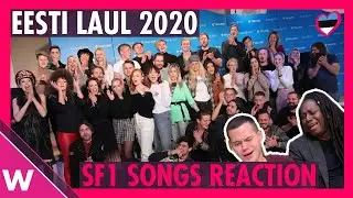 Eesti Laul 2020 (Estonia) - Semi Final 1 songs (REACTION) | wiwibloggs