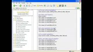 14. Set, Unset, Null, And Empty in php