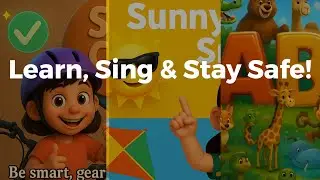 Learn, Sing & Stay Safe! | Safety Song, Weather Fun & ABC Animal Safari for Kids 🐘☀️🚴