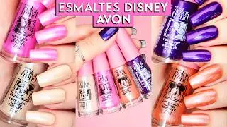 Cole&ccedil;&atilde;o de Esmaltes DISNEY e AVON | Resenha, Misturinhas e Compara&ccedil;&otilde;es com LOVE & JOY da ColorTrend