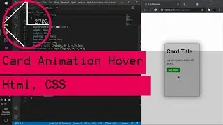 Tutorial Card Animation Hover