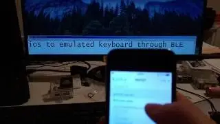 String sent by iOS as input keys using Arduino and CC41-A