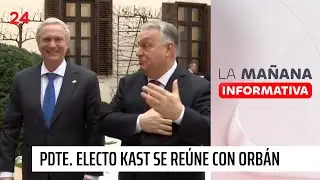 Pdte. electo José Antonio Kast se reúne con primer ministro de Hungría | 24 Horas TVN Chile