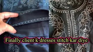 Aj client k dress stitch kar diye | Daily vlog | #dailyvlog #multitalented #new 