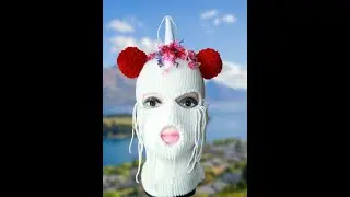 Handmade Spiked Balaclavas for Halloween 🎃 | Creepy Embroidered Masks | Dark Crochet Fashion