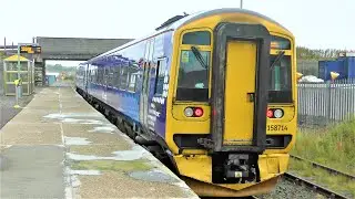(4K) ScotRail Class 158 Inverness to Wick - The Far North Line