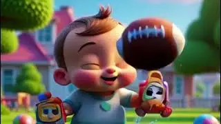 A little and his toy world/ cuts kids 3D poem nursery rhymes animation 