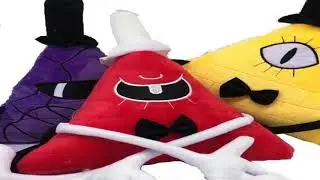 28cm Bill Cipher stuffed Doll Christmas Birthday Gift for Kids Children Cartoon anime game