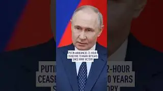 Putin announces 72-hour ceasefire to mark 80 years since WWII victory