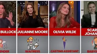 Hollywood Famous Actresses First Jobs I Data Comparison