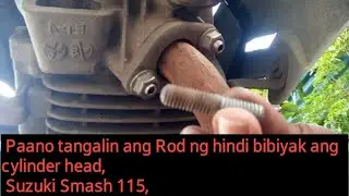 Paano Mag palit ng Stainless high tensile bolt sa Exhaus pipe ng Suzuki Smash 115