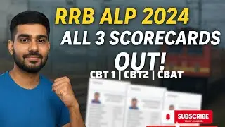 MY RRB ALP SCORECARDS😍✅| CBT1 | CBT2 | CBAT #rrbalp #scorecard #rrbalp2024 #rrb #viralvideo #shorts 