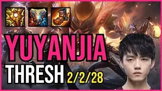 YUYANJIA - THRESH Support - KR Master - Patch 11.4