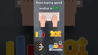 ⌨️⏱️ Does typing speed really matter in competitive programming? #typingspeed #coding