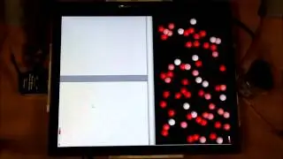 Augmented reality gas law simulation