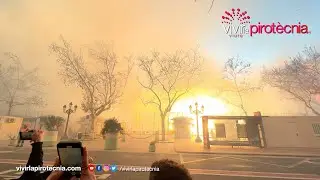 Fallas de València 2023. Crida 2023. Macrodespertà y Apoteosis. Pirotecnia Mediterráneo y Valenciana