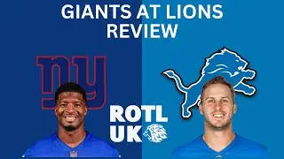New York Giants at Detroit Lions Recap | NFL 2025 Week 12
