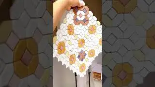 Beige, White & Purple Glass Mosaic Tiles | Picket & Square Showcase