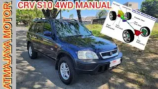 Rare item : CRV gen1 S10 MANUAL 4WD | REVIEW ATMAJAYA MOTOR MALANG
