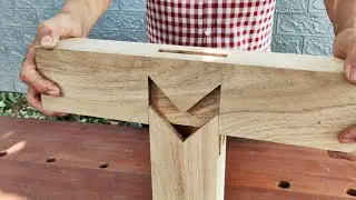 Woodworking // Great techniques of carpenters, Building sturdy wood structural joints