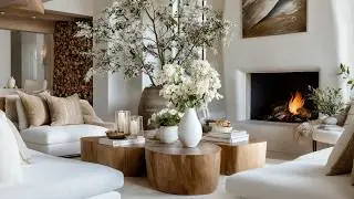 How Quiet Luxury Winter Decor Uses Soft Browns Whites and Wood Beautifully