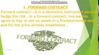 forward contract