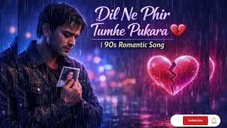 &ldquo;Dil Ne Phir Tumhe Pukara&rdquo;🎤 Song Lyrics (Male Voice | 90s Romantic Style | Old Bollywood Feel)